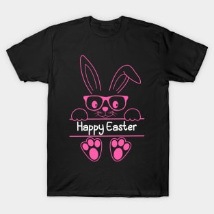 Happy Easter Day Bunny Rabbit Face Easter Day T-Shirt